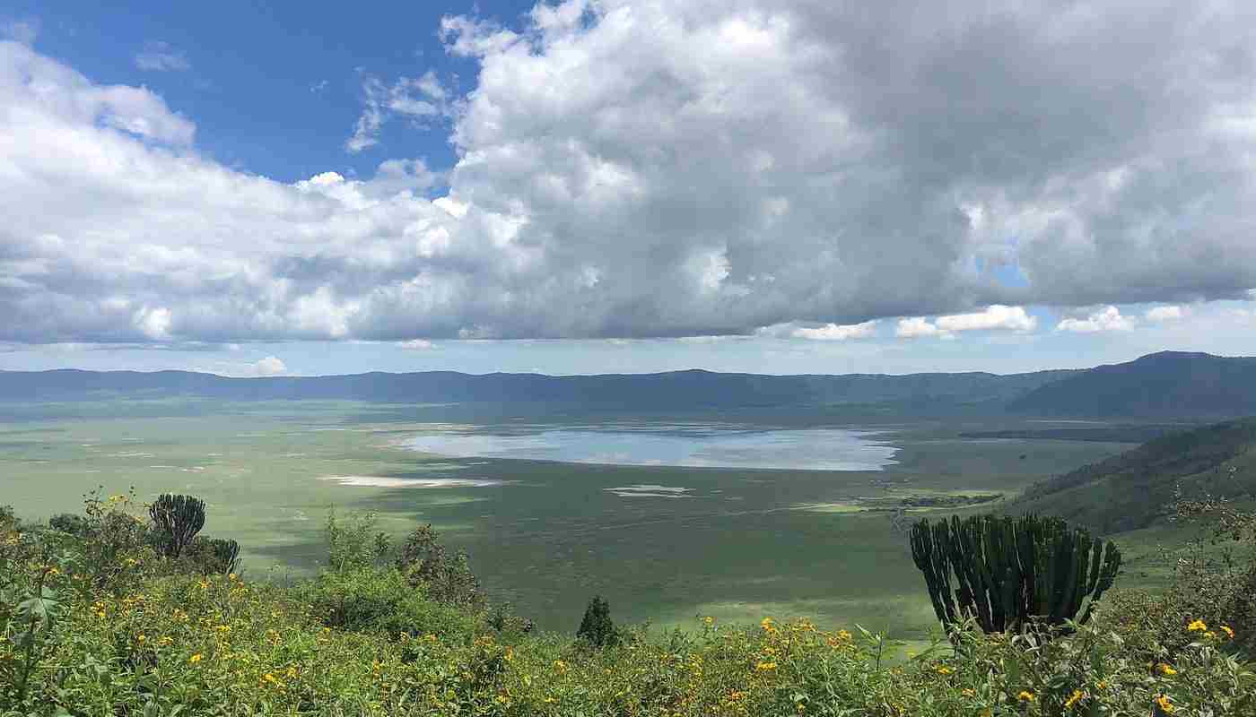View of Ngurdoto Crater